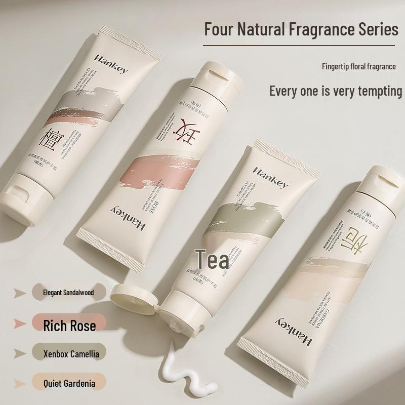 Gardenia Rose Sandalwood Hand Cream - Moisturizing, Anti-Chap, Hydrating for Students and Girls - All Seasons