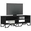 VidaXL TV Cabinet Black 122x34x41 Cm Engineered Wood, TV Stand, TV Sideboard, Multimedia Cabinet, TV Bench, Hi-fi Cabinet, Center 848569