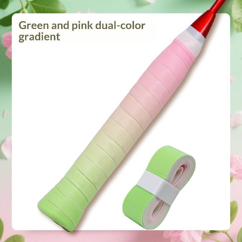 Non-slip Gradient Color Sport Racket Overgrip Sweat Absorbent Durable Grip Tape for Tennis Badminton Training