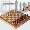 Solid Wood Portable Chess Set