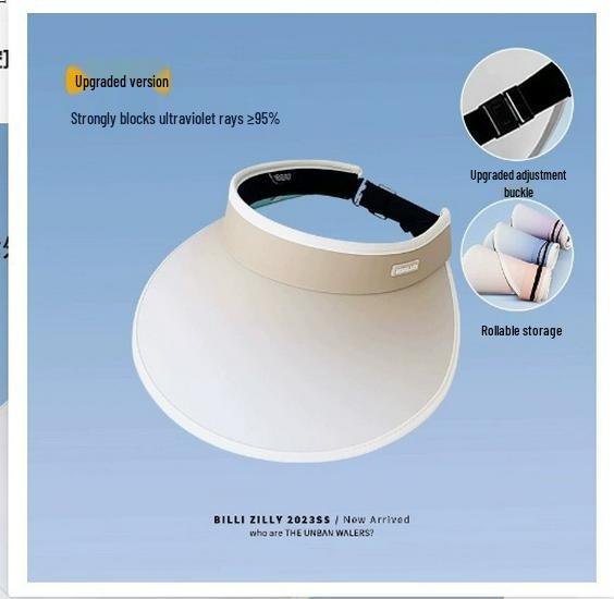 Gradient UV Protection Sun Hat with Large Brim for Cycling