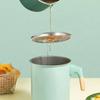 1.4L/1.7L Oil Filter Pot Stainless Steel Grease Storage Container Oil Strainer Pot  Bacon