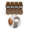 4pack Durability Dog Socks Thickened Paws Protectors Outdoor Paws Protectors for Various Pet Owners