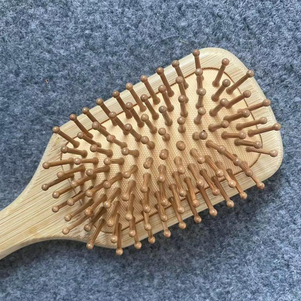 Osaka Bamboo Anti-Static Scalp Massager Comb for Smooth, Tangle-Free Hair