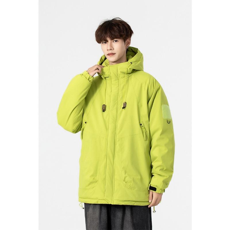 

Graphene cotton jacket, men s thick autumn and winter outdoor warmth, windproof and waterproof mountain climbing trend cotton clothes 3XL зелёный