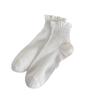 5 Pairs of Female Summer Thin Lovely Pure Cotton Boneless Tube Socks