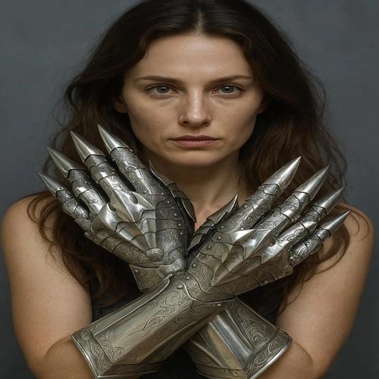 

Гравированные средневековые перчатки-наручи, сталь 18 калибра, готические доспешные перчатки, подарок