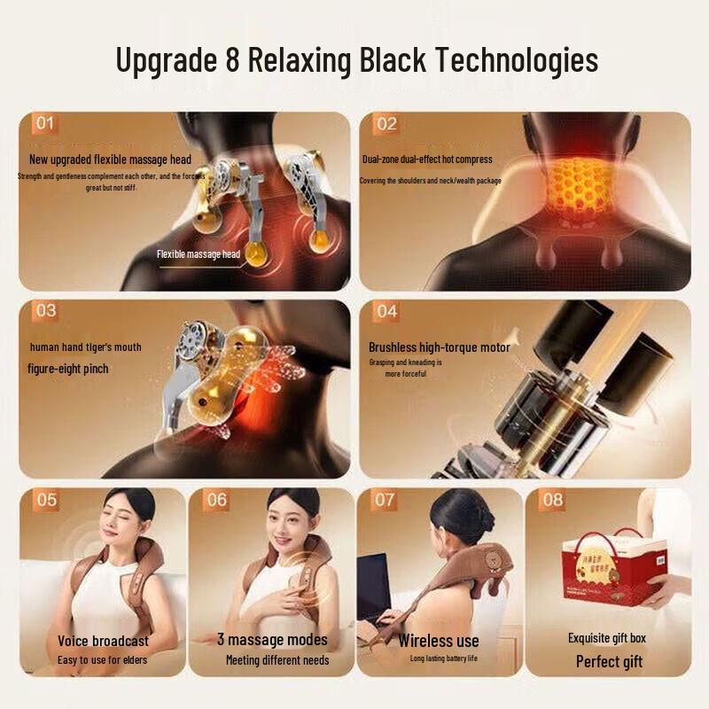 Ogawa Graphene Shoulder & Neck Massager Shawl CN plug (adapter included)
