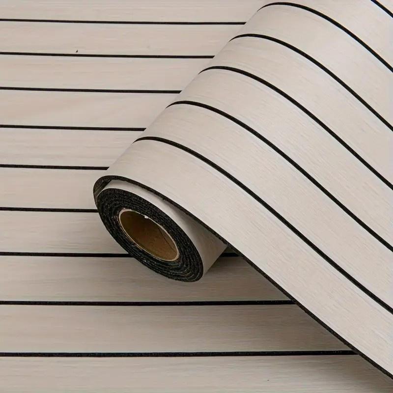 Self-Adhesive 3D Wood Grain Vinyl Wall Decals -Easy To Install For Ceiling-Home Decor For Living Room Bedroom Restaurant