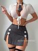 New sex underwear suspender short skirt sex suit women