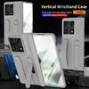 With Credit Card Slot Multifunctional Kickstand Wrist Strap Folding Case For Motorola Razr Fold Moto Razr Fold Protective Cover