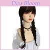Halloween Wednesday Addams The Addams Family Hair Weaving Girl Wig