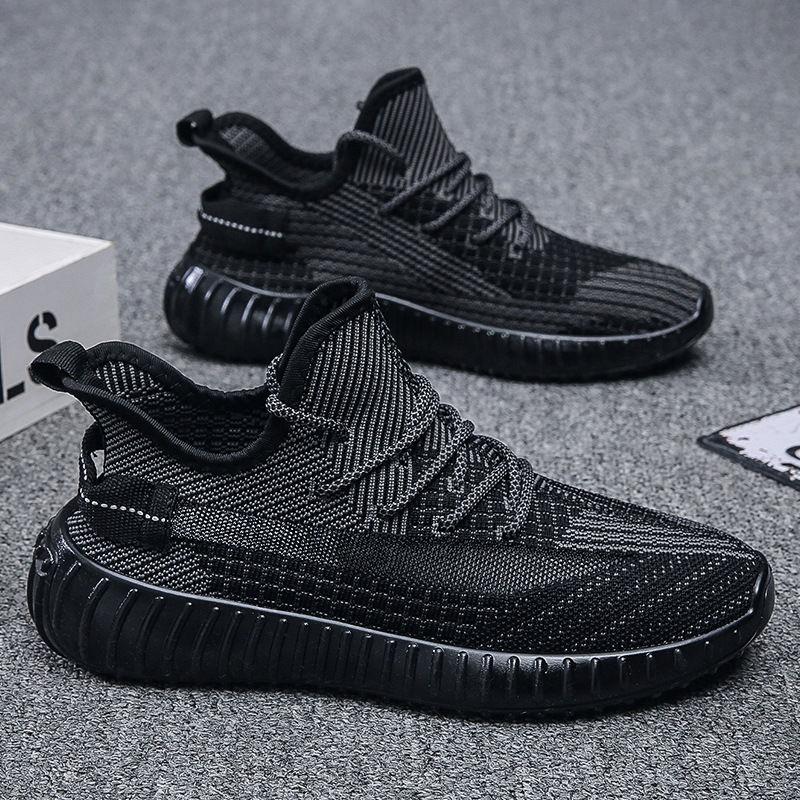 Coconut Summer New Men's Net Shoes Trendy Shoes Versatile Casual Men's Shoes Sports Board Shoes Fashion Flying Knitting