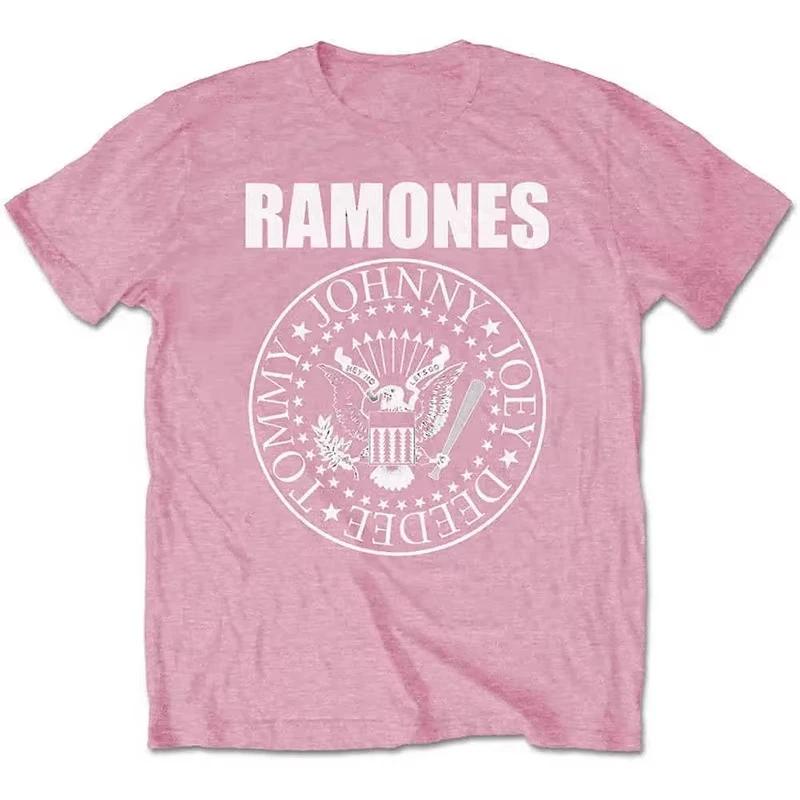2026 Hot Sale Punk Rock Band Ramones Graphic Print Tshirt Unisex Women Summer New Tee Streetwear Style Cotton Solf Casual Top Ins