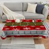 Christmas Snowflake Festive Print Design Rectangle Tablecloth Table Decor Waterproof Tablecloth for Table Christmas Decorations