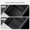 for Tesla Model Y Juniper Standard RWD 2026 2026 Armrest Storage Box Lower Tray Silicone Organizer Car Interior Accessories
