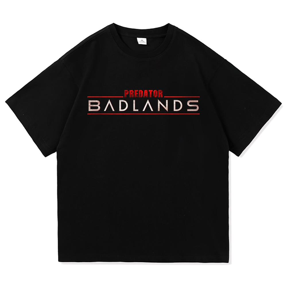 Predator Badlands T Shirt 2025 Fashion Movie Men/women Clothing Vintage Harajuku High Quality Clothes Cotton Tshirts
