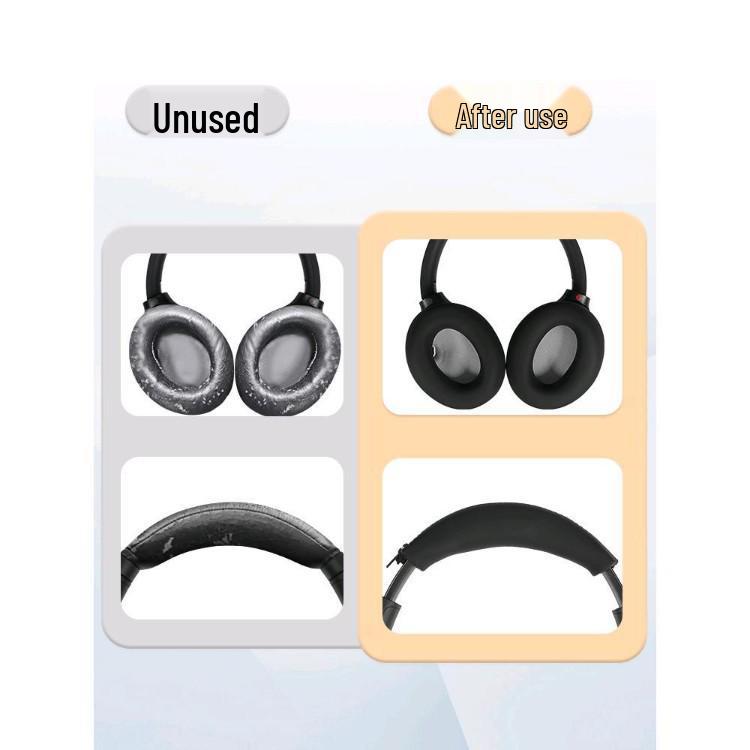 Silicone Protective Case for Sony WH-1000XM4, 1000XM3, XM5 Headphones - Earcup & Headband Cover