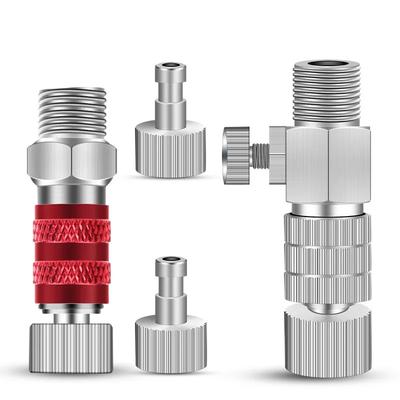 Airbrush Schnellkupplung Adapter Airbrush Einstellventil Schnellverschluss Passend 1/8" Werkzeug für Airbrush Sprühgerät
