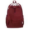 Hochwertiger modischer einfacher Buchstaben-Print lässiger Rucksack Schüler vielseitig große Kapazität Pendlerrucksack