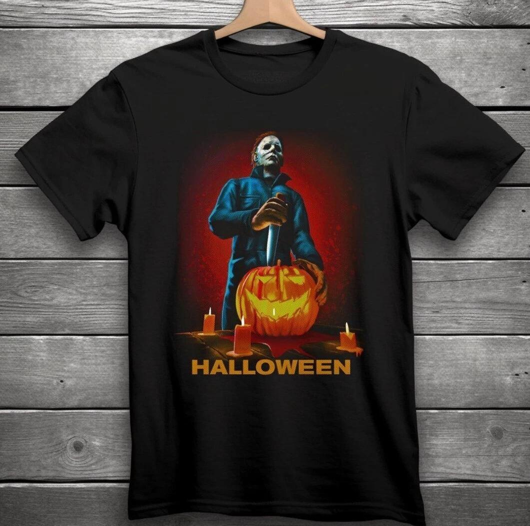 Michael Myers Halloween Horror Movie T-Shirt Black S-3XL XL