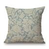 Uk William Morris Chrysanthemum Pattern Classic Floral Design Elegant Sofa Decorative Cotton Linen Pillow Case Cushion Cover