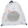Pet Tent Cartoon Print Detachable Washable Portable Cat Tents for Cats Puppy Small Pets