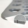 Velká protiskluzová sprchová podložka, design s kulatými otvory s drenážními otvory a silnými přísavkami pro lepší přilnavost a pohodlí, bezpečnostní podložka do koupelny