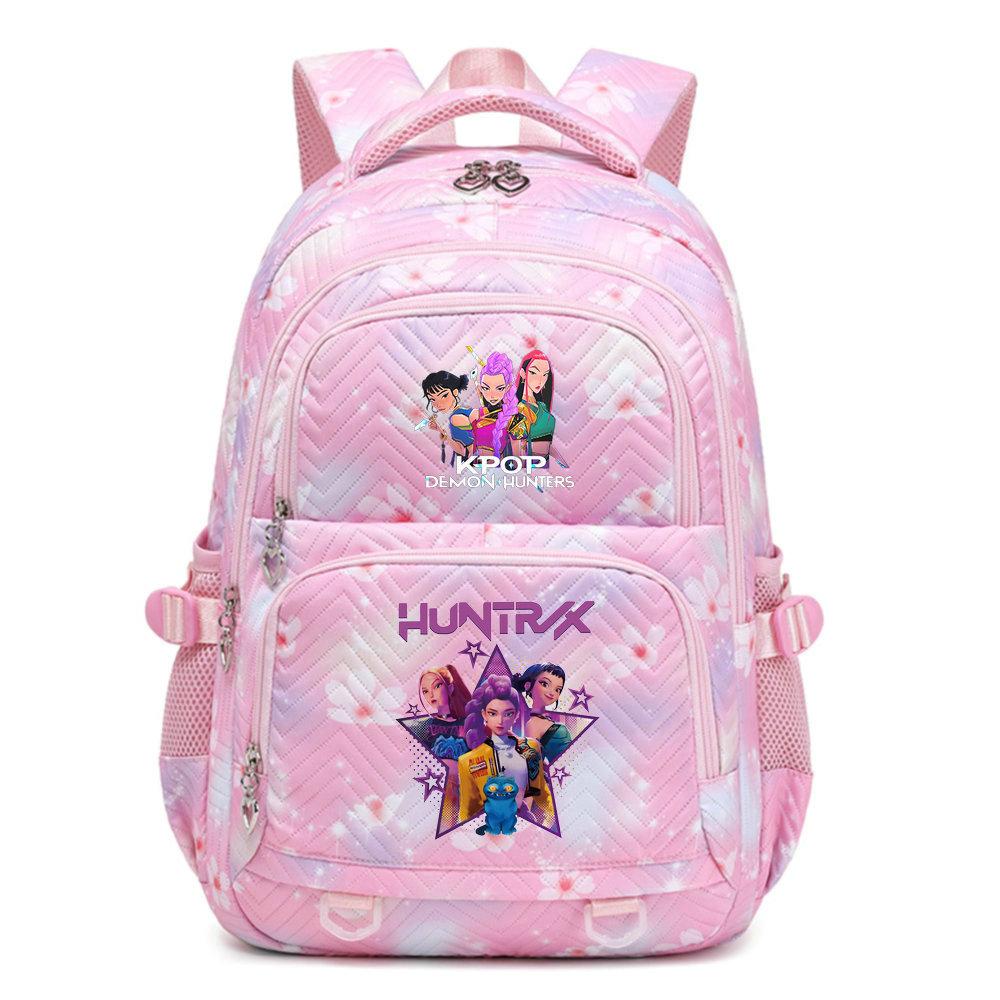 Anime K-Pop Demon Hunters School Backpack Student Teenager BookBag for Boy Girl Women Rucksack Backpack Travel Mochila Escolar