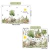 New Wildlife Rainforest Sticker Bedroom Living Room Background Wall Decoration Wall Decal