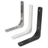 Triangular Wall Shelf Bracket: Bent, Load-Bearing Iron Support for Storage Racks