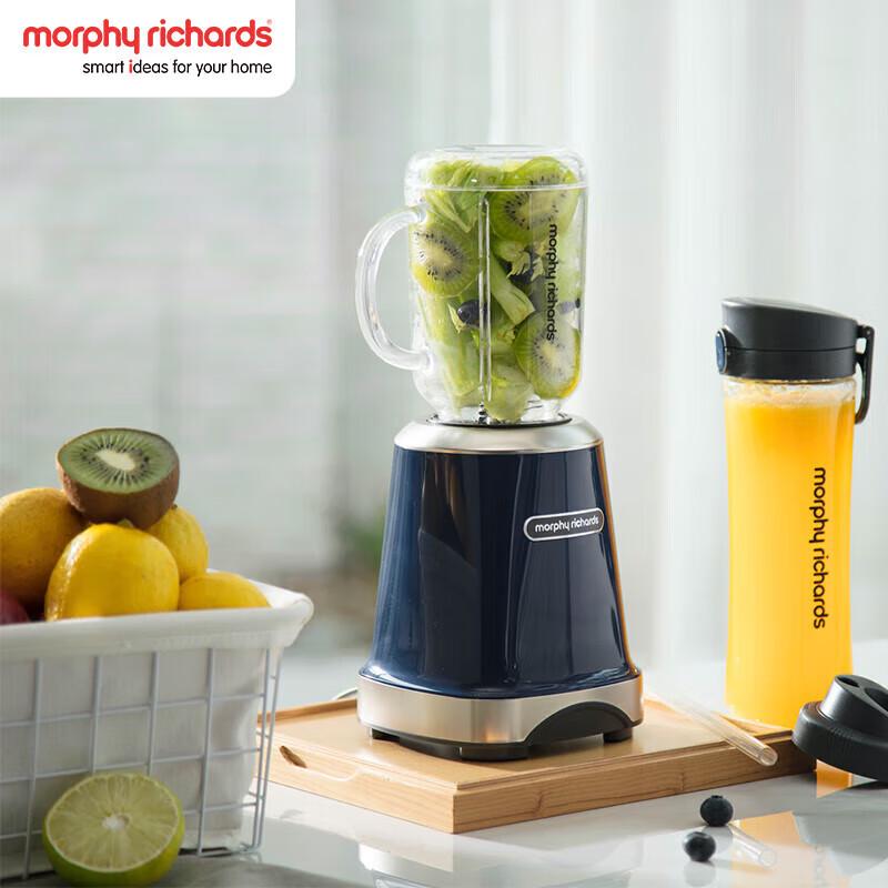Morphy Richards MR9500 Portable Juicer Blender with Dual Mason Cups CN plug (adapter included)