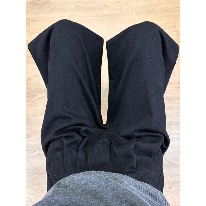 Black High-Waisted Wide-Leg Jeans for Women, Spring Season, Plus-Size, Loose Fit, Slimming, Casual Style, Long Straight-Leg Pants, Floor-Length