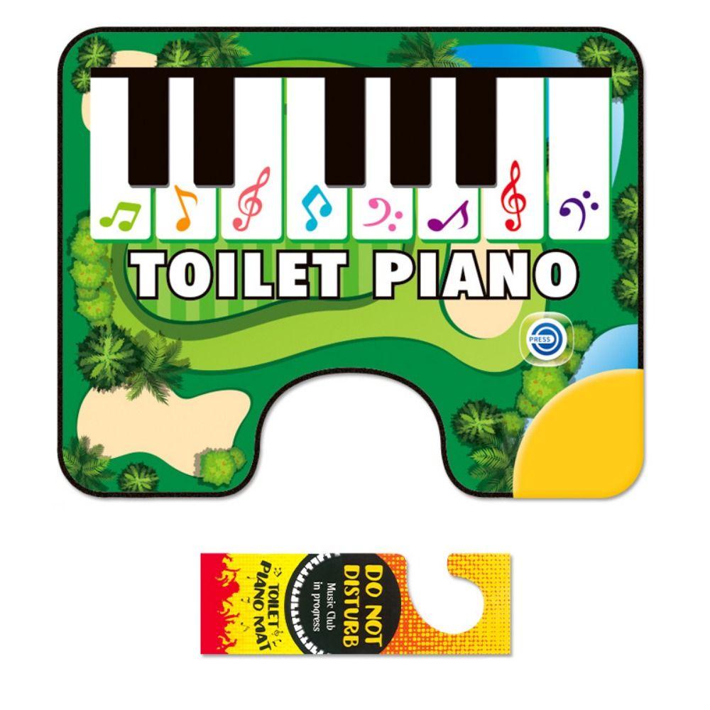 Floor Mat Toilet Piano Mat Potty Piano Electronic Musical Toys Creativity Toe Music Keyboard  Baby