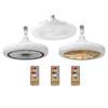 E27 Energy Efficient Ceiling Fan with Lights Controlled by Remote Perfect Solution for Small Space Cooling Needs