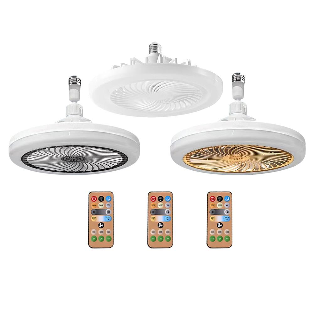 E27 Energy Efficient Ceiling Fan with Lights Controlled by Remote Perfect Solution for Small Space Cooling Needs