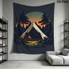 Camping Pattern Home Decor Tapestry, Wall Hanging, Decorative RV Wall Cloth.MGT0918414