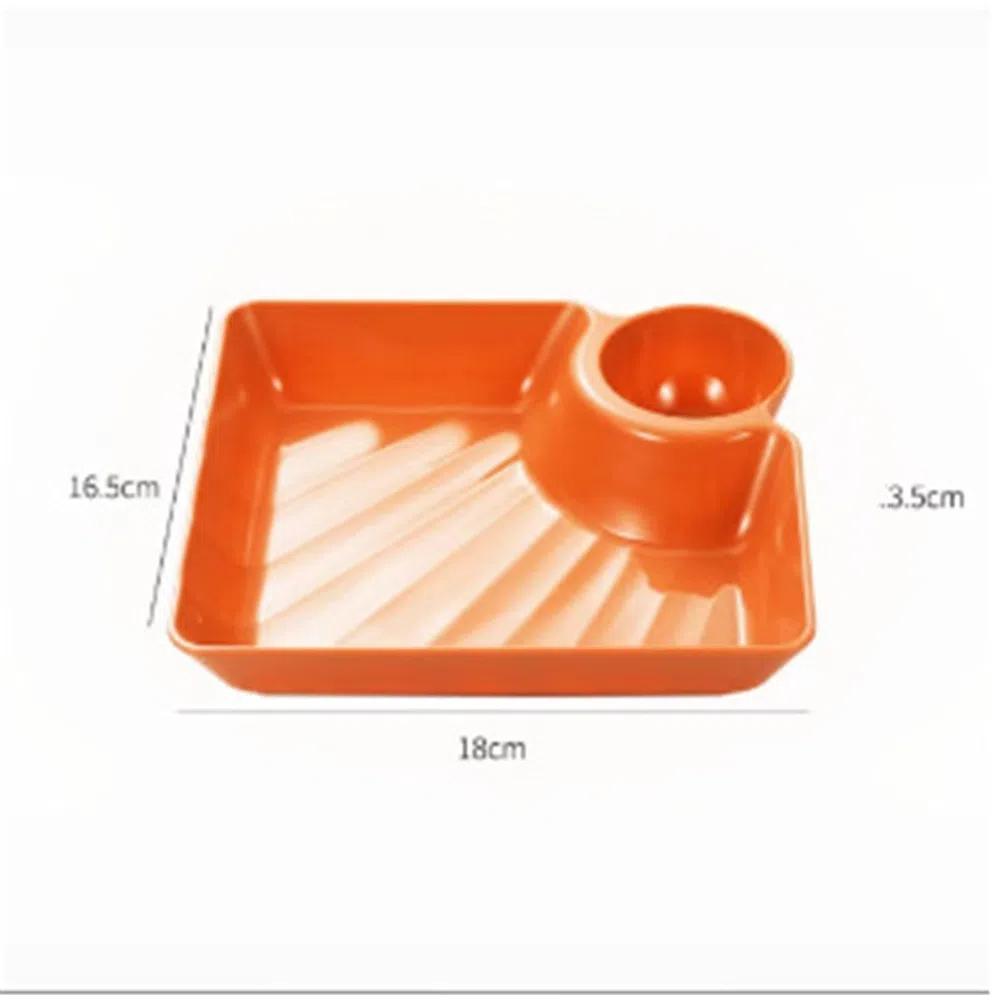 Home Dining Japanese Pp Dumpling Tray With Dipping Set