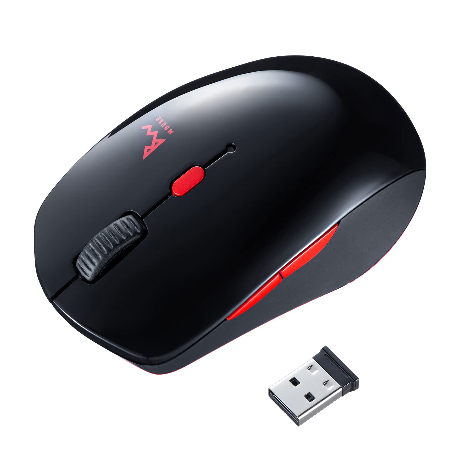 

Sanwa Supply Mouse Combo Wireless Silent Blue 5 Buttons Medium Black x (Bluetooth + 2.4GHz Compatible), Buttons, LED, (Back & Forward), Size, Red,