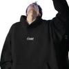 Men's American Style White Hoodie - Autumn/Winter 2025 New Arrival, Plus Velvet, Thickened, High Street Trendy, Heavyweight Pullover