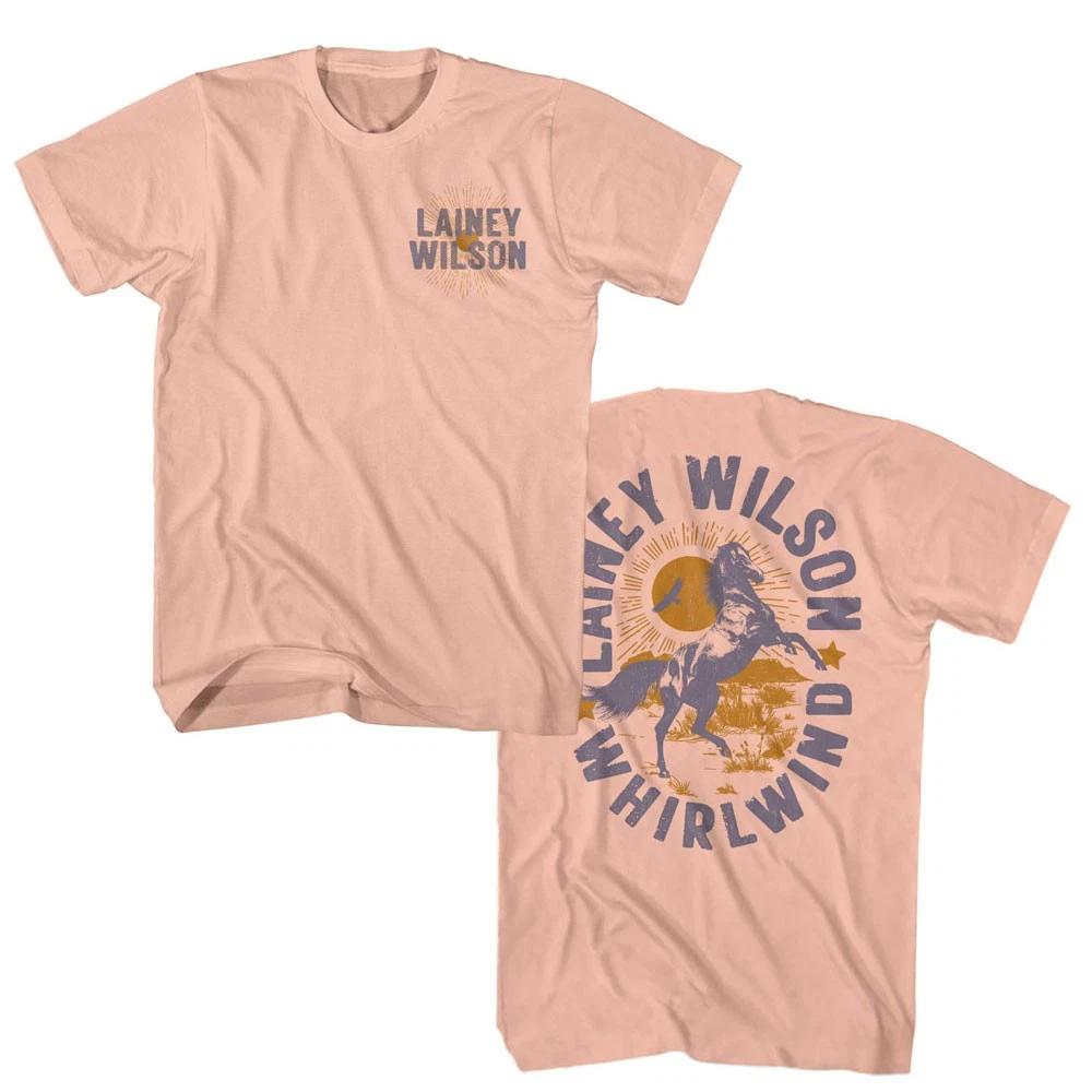 Lainey Wilson Whirlwind Sun Burst Rearing Horse Men s T Shirt Country Music S