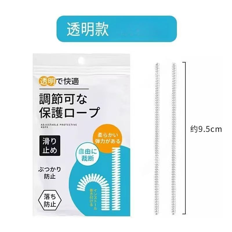 

Лабубу Пряжка против падения Силиконовый шнурок Брелок Защитное кольцо Прозрачная намотка Фиксированная Защита от падения 1 pack