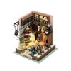 DIY Handcraft Miniature Dollhouse Small Doll House Model Led Lights Wooden Room Box Crafts