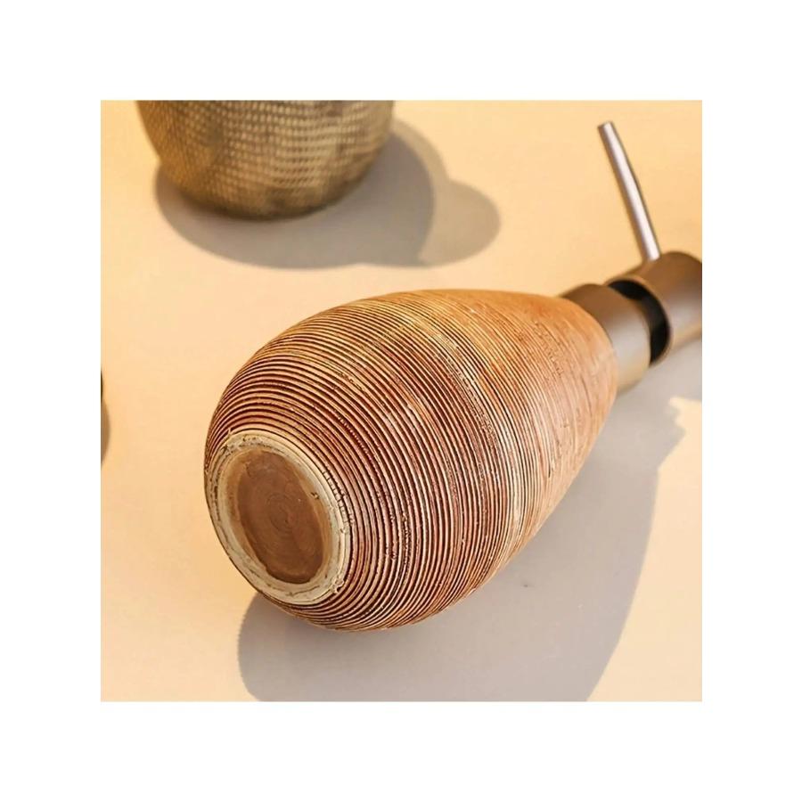 Creative Retro Style Ceramic Push-Type Soap Dispenser With Pump Hand Soap Bottle Suitable For Bathrooms Kitchens And Toilets