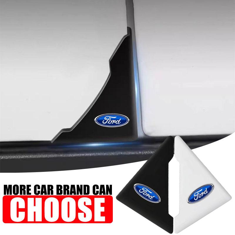 2pcs Car Door Corner Protection Sleeve Door Corner Anti-collision Sleeve For Ford Focus Mondeo Kuga Fiesta MK7 Escort Explorer Edge 2 4 MK2