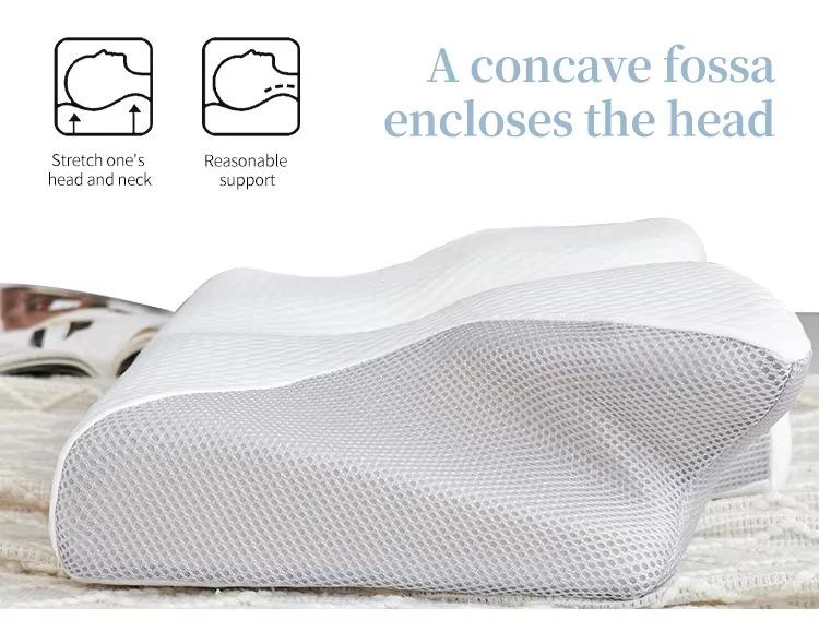 Cross-border Butterfly Memory Foam Neck Support Pillow - Slow-Rebound, Non-Collapsing, Class A for Cervical Spine