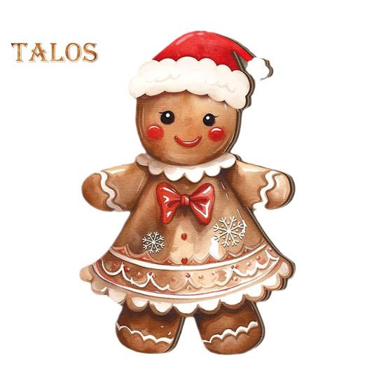 

Пряничный висящий знак, деревянные рождественские украшения на входную дверь с шнуром, для дома и улицы, складные пряничные мальчики и девочки для дома girl