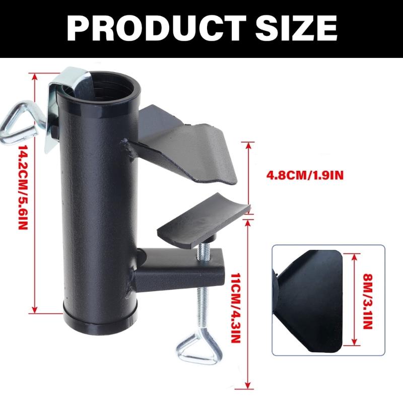 Patios Umbrella Holder Outdoor Umbrella Stands Replacement Heavy Duty Umbrella Clamp for Outdoor Event, Camping Enduring