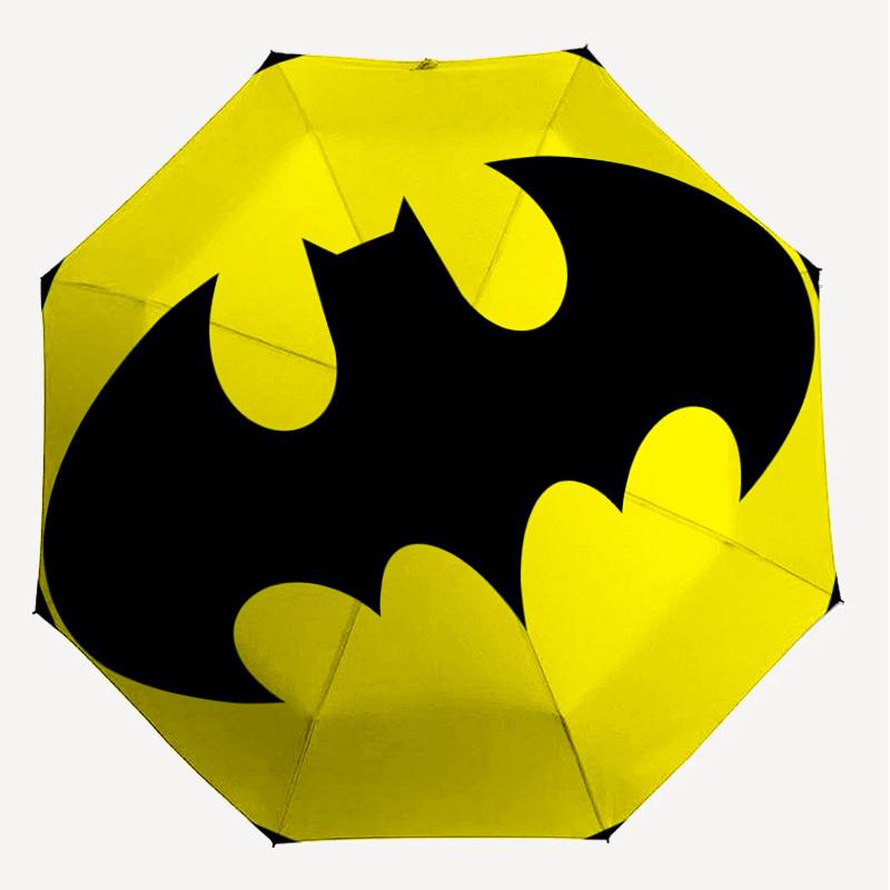 1PC Warner batman logo Umbrella-8-Rib Reinforced, Automatic Open, Lightweight & Durable-A53
