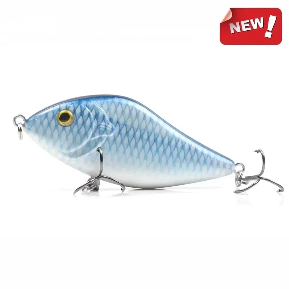 Slow Sinking Type with Rattling Beads Lure 10cm/7cm 45g/15.5g 3D Fish Eye Imitation Artificial Hard Bait Imitation Dogfish Lures